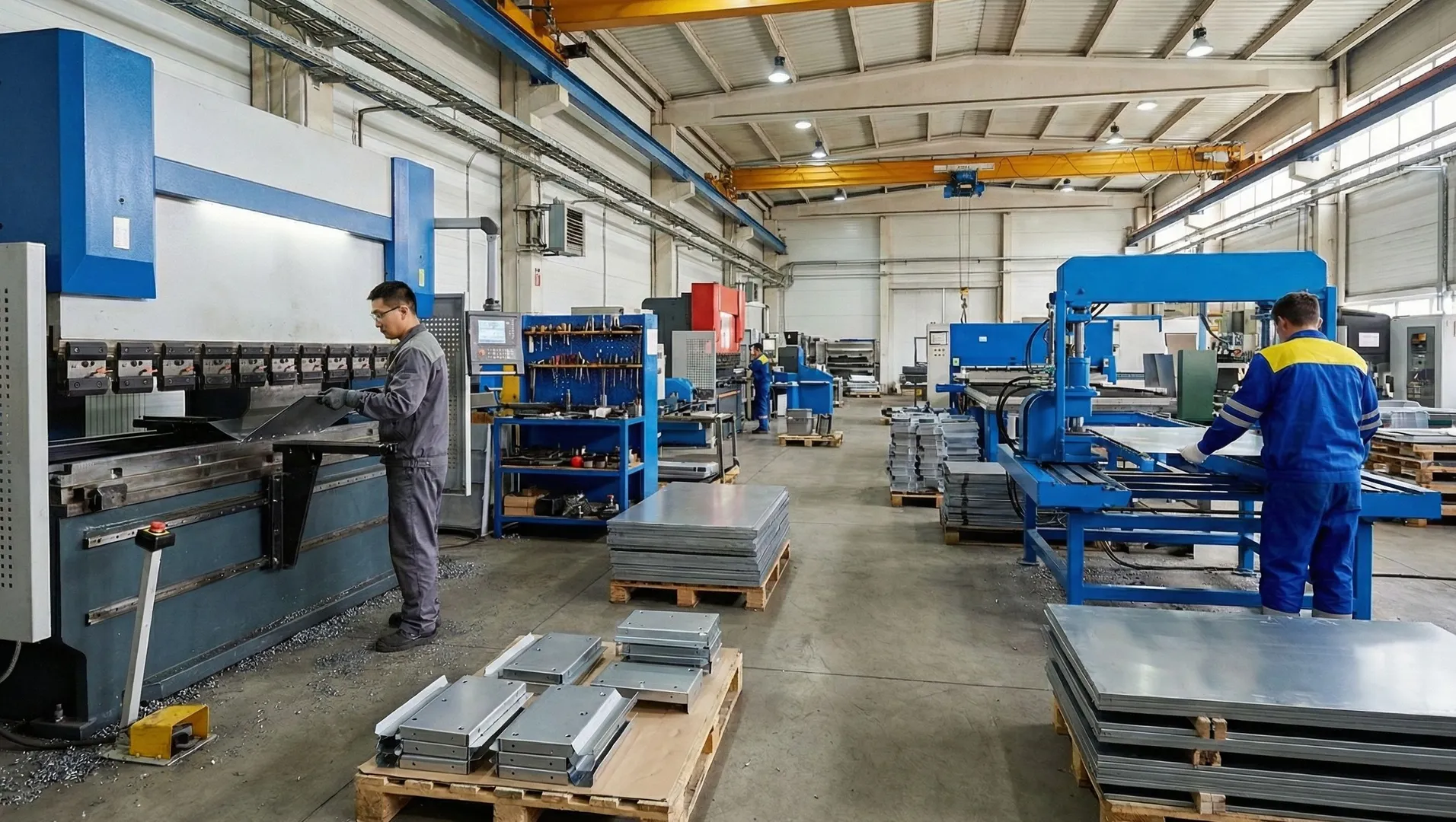 Inside Creallo's global sheet metal factory